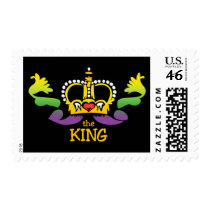 The King gets the BIG beads Postage Stamp