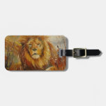 The king of beasts bag tag