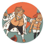 The King Of Hearts Round Sticker
