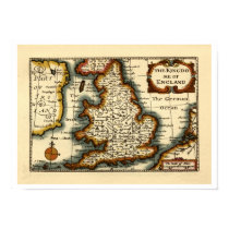 The Kingdome of England Historic Map posters by ZephyrusBooks The Kingdome of England Historic Map posters
