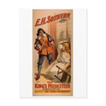 The Kings Musketeer, 'The Three Guardsmen' Vintage Post Card
