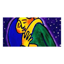 The Kiss 1 by Piliero Custom Photo Card