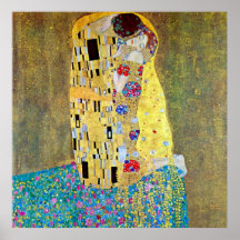 The Kiss 2 by Gustav Klimt Posters