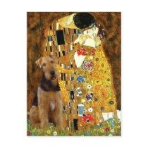 The Kiss - Airedale Terrier (#1) postcards