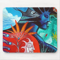 The Kiss by Gregory Gallo mousepads