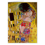 The Kiss by Gustav Klimt Cards