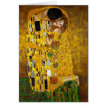 The Kiss by Gustav Klimt Greeting Cards