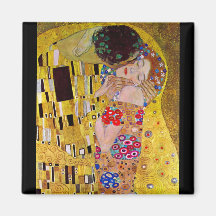 The Kiss by Gustav Klimt Magnet
