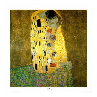 The Kiss by Gustav Klimt print