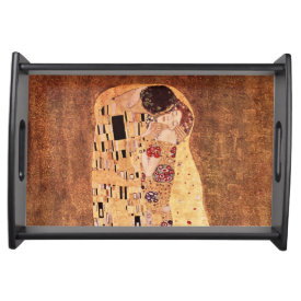 The Kiss by Gustav Klimt Serving Tray