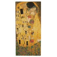 The Kiss by Gustav Klimt Wood USB 2.0 Flash Drive