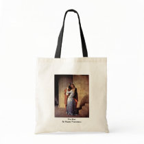 The Kiss By Hayez Francesco Canvas Bags