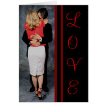 The Kiss Couples Valentines Day Card