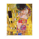 The Kiss (detail) by Gustav Klimt Canvas Prints