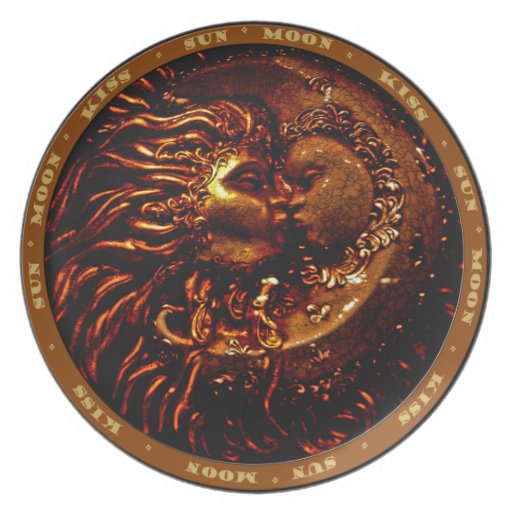 The Kiss- Italian Sun & Moon Plate
