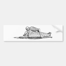 "The Kiss of Death" Bumper Sticker