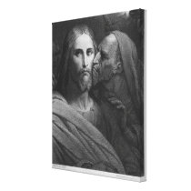 The Kiss of Judas 2 Stretched Canvas Print