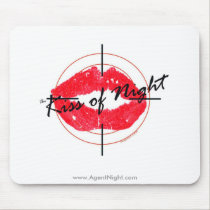 The Kiss of Night Mousepad mousepads