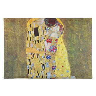 The Kiss (original Der Kuss) by Gustav Klimt Placemats