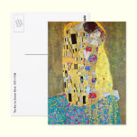 The Kiss (original Der Kuss) by Gustav Klimt Post Card