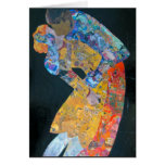 The Kiss-Using Klimt's Artwork Greeting card