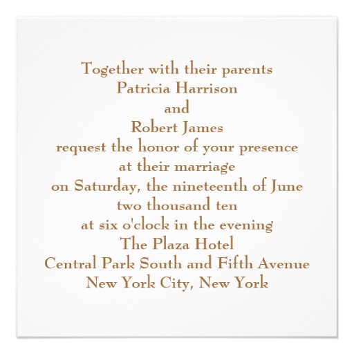 The Kiss Wedding Theme Invitation