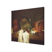 The Kitchen Table Canvas Print