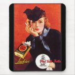The Kitsch Bitsch : 1938 Lucky Strikes "Luckies" Mouse Mat