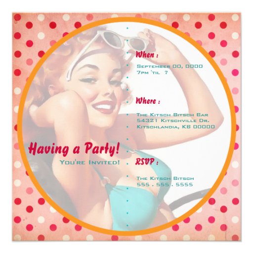 The Kitsch Bitsch : ANY PARTY Invitations