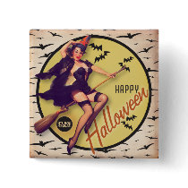 The Kitsch Bitsch : Boo-Tacular Retro Halloween Button
