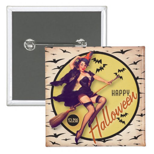 The Kitsch Bitsch : Boo-Tacular Retro Halloween Button