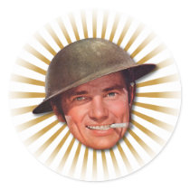 The Kitsch Bitsch : Ciggy Smoking Soldier stickers by kitschbitsch The Kitsch Bitsch : Ciggy Smoking Soldier stickers