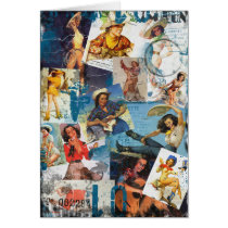 The Kitsch Bitsch : Destroyed Cowgirl Pin-Up No.2 cards by kitschbitsch The Kitsch Bitsch : Destroyed Cowgirl Pin-Up No.2 cards