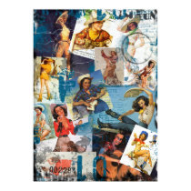 The Kitsch Bitsch : Destroyed Cowgirl Pin-Up No.2 posters