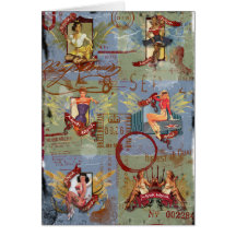 The Kitsch Bitsch:Destroyed Kitsch Bitsch Pin-Ups Greeting Card
