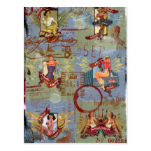 The Kitsch Bitsch:Destroyed Kitsch Bitsch Pin-Ups Postcards