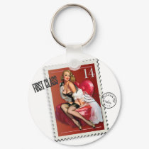 The Kitsch Bitsch : First Class Valentine Pin-Up keychains