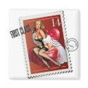 The Kitsch Bitsch : First Class Valentine Pin-Up magnets
