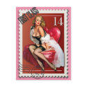 The Kitsch Bitsch : First Class Valentine Pin-Up postcards