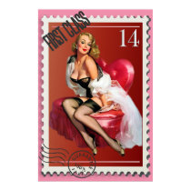 The Kitsch Bitsch : First Class Valentine posters