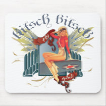 The Kitsch Bitsch : Fly Girl Tattoo Pin-Up Mouse Mats