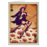 The Kitsch Bitsch : Halloween Witsch Pin-Up Card