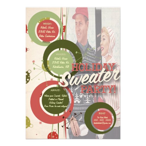 The Kitsch Bitsch : Holiday Sweater Party! Cards