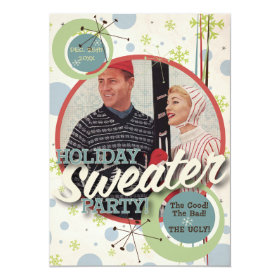 The Kitsch Bitsch : Holiday Sweater Party! 5x7 Paper Invitation Card