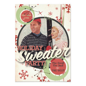 The Kitsch Bitsch : Holiday Sweater Party! 5x7 Paper Invitation Card