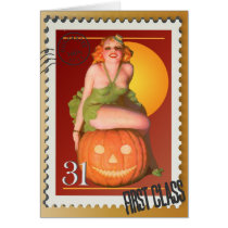 The Kitsch Bitsch : Jack O' Lantern Pin-up cards by kitschbitsch The Kitsch Bitsch : Jack O' Lantern Pin-up cards