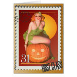 The Kitsch Bitsch : Jack O' Lantern Pin-Up Greeting Cards