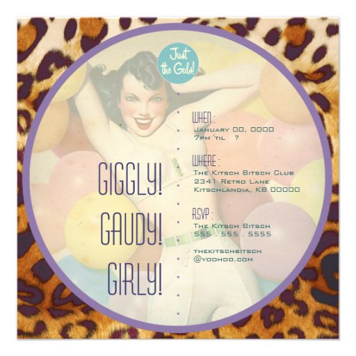 The Kitsch Bitsch : Just The Gals! Announcements