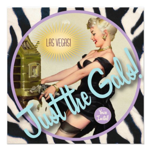 The Kitsch Bitsch : Just The Gals! Custom Invite