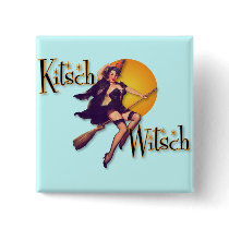 The Kitsch Bitsch : Kitsch Witsch on Broom buttons by kitschbitsch The Kitsch Bitsch : Kitsch Witsch on Broom buttons
